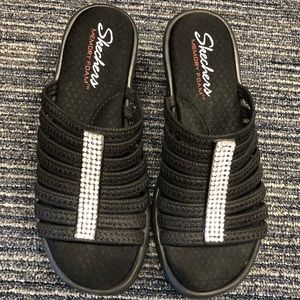 Skechers Memory Foam Dress Sandals Sz 6 (fits like 5.5)